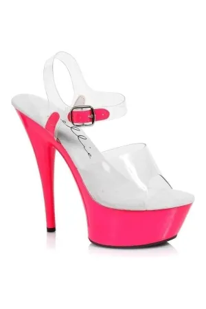 609-ROXY Platform Sandal  | Fuchsia Patent