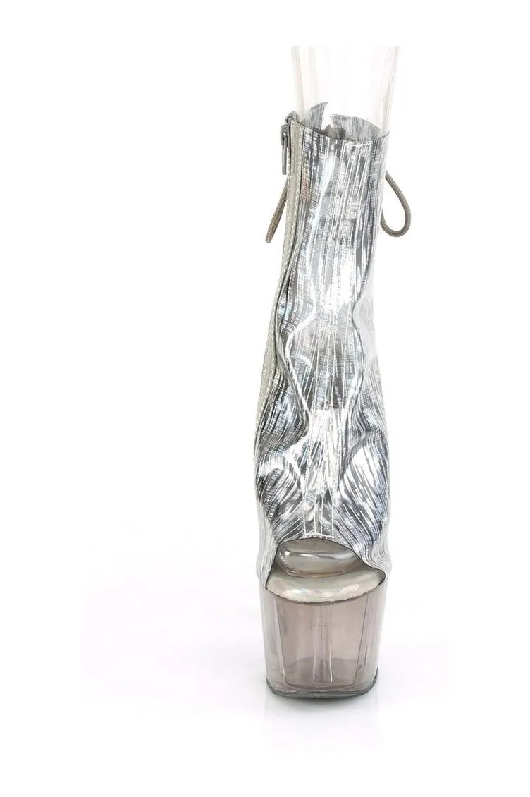 ADORE-1018HCT Exotic Boot | Clear Vinyl