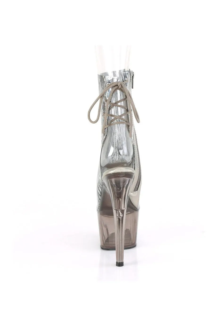ADORE-1018HCT Exotic Boot | Clear Vinyl