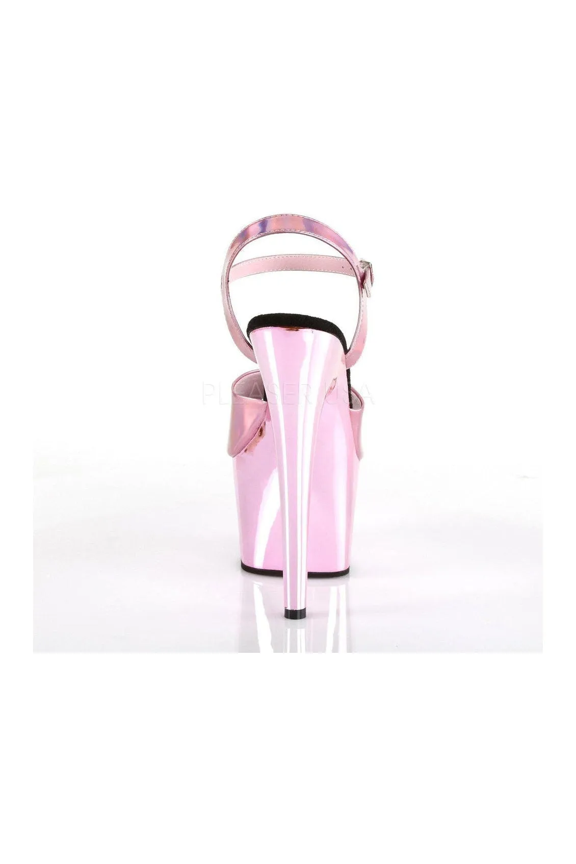ADORE-709HGCH Platform Sandal  | Pink Patent