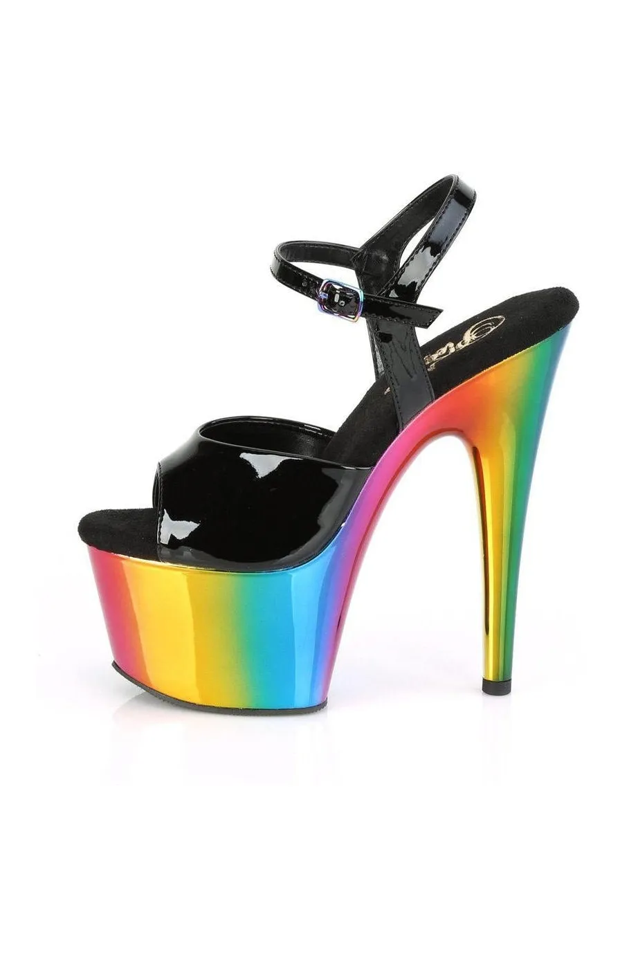 ADORE-709RC Sandal | Black Patent