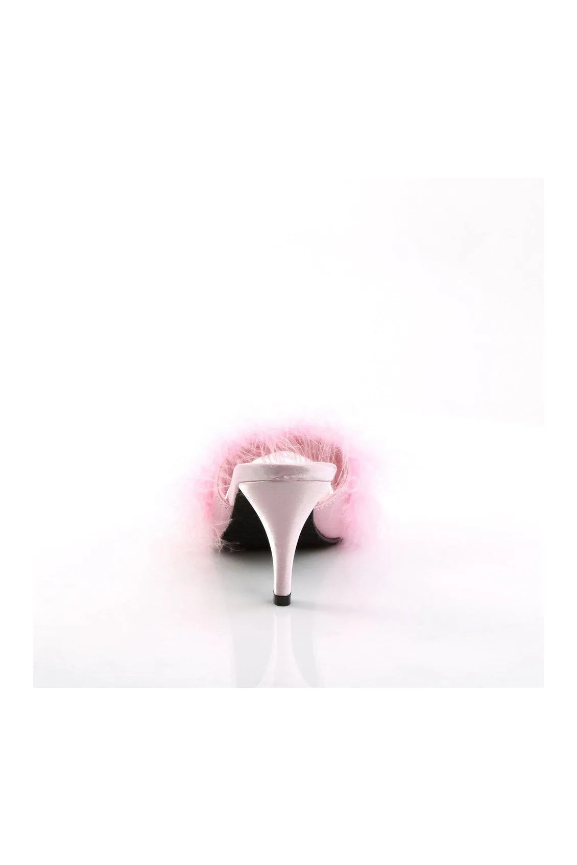 AMOUR-03 Slide | Pink Genuine Satin