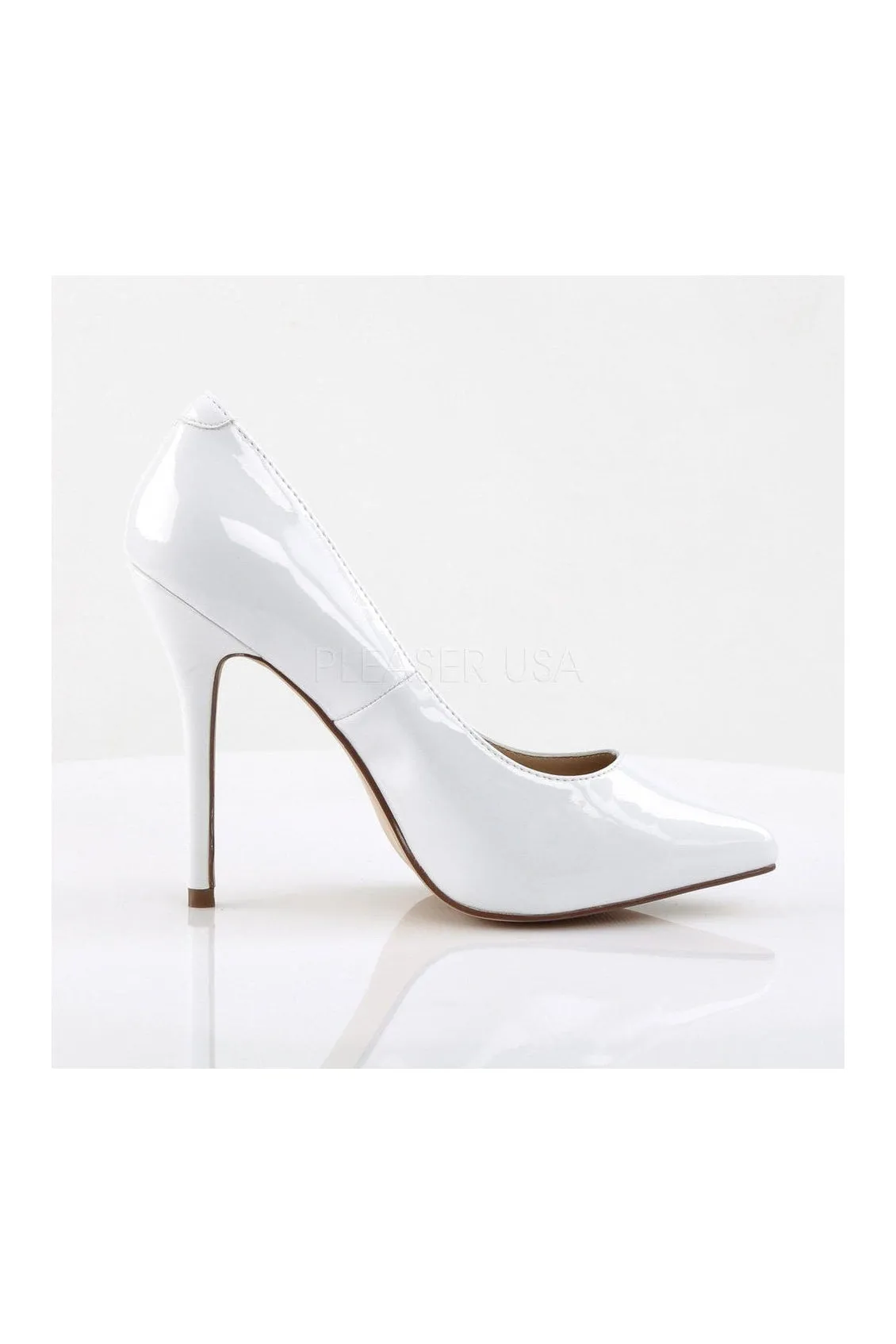 AMUSE-20 Pump  | White Patent