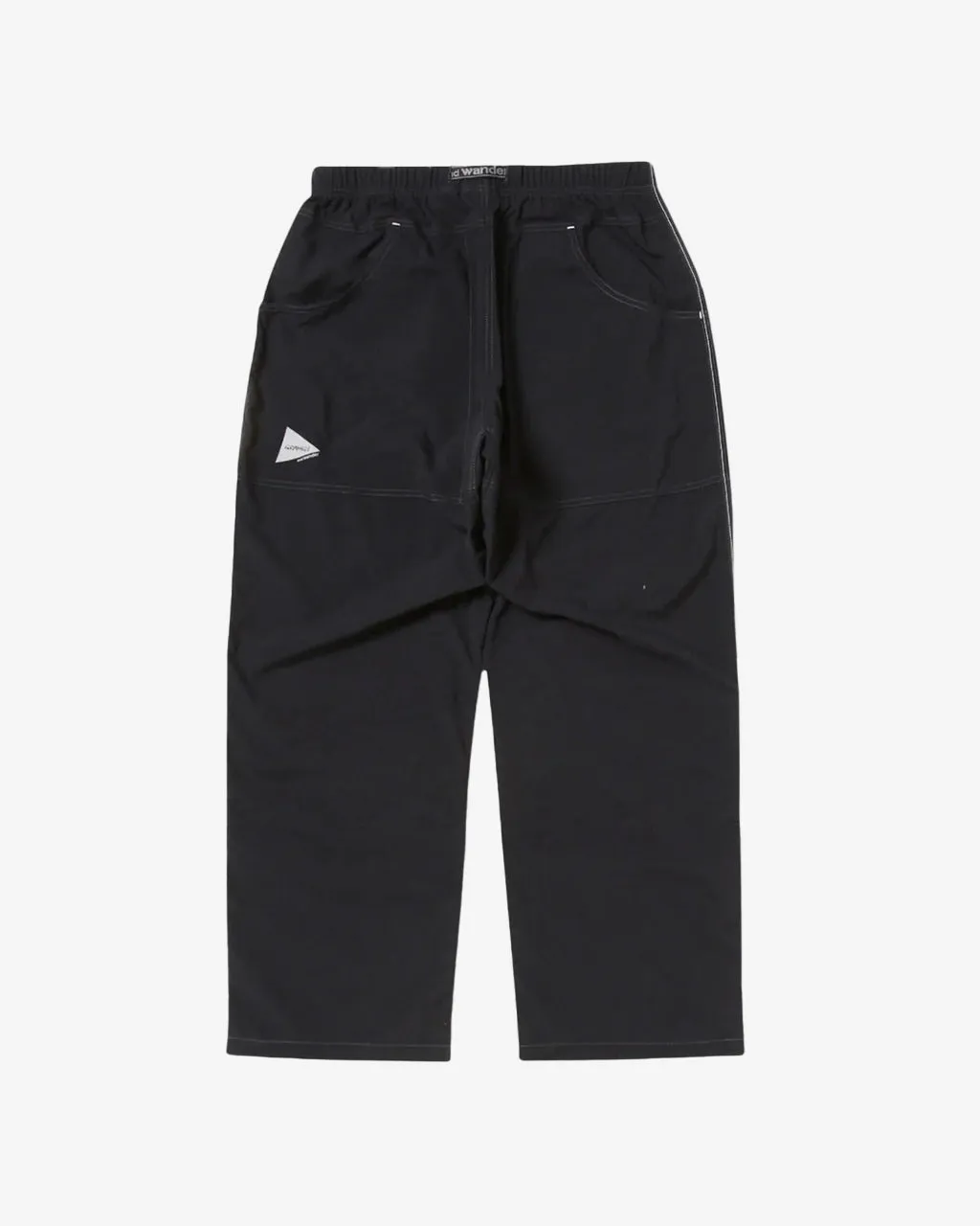 and wander x Gramicci Nylon Double Knee Pant Black
