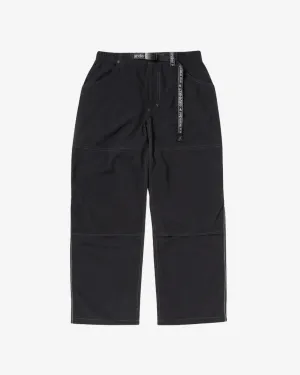 and wander x Gramicci Nylon Double Knee Pant Black