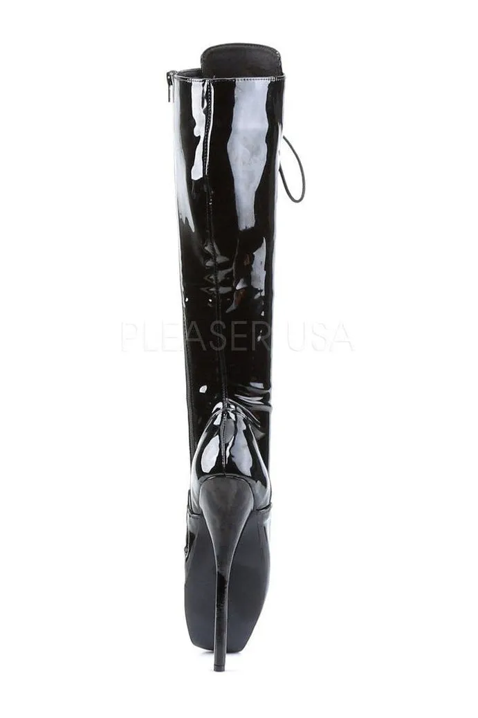 BALLET-2020 Ballet Knee Boot | Black Patent