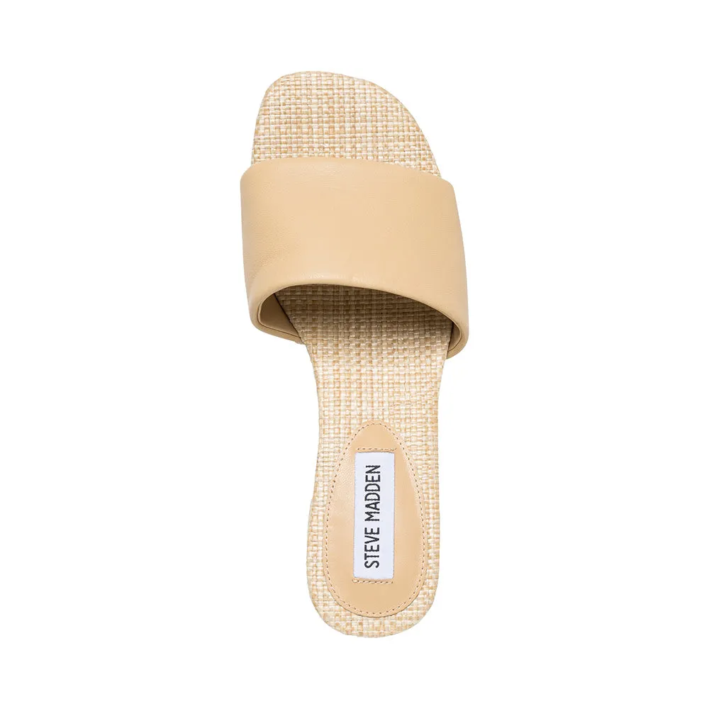Blanche Slide NATURAL LEAHTER