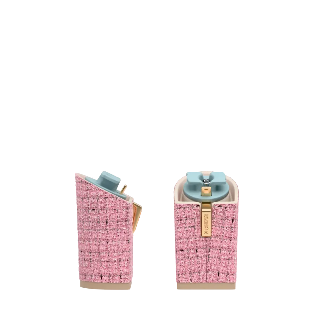 Block Heel Kit 4 Pink Tweed