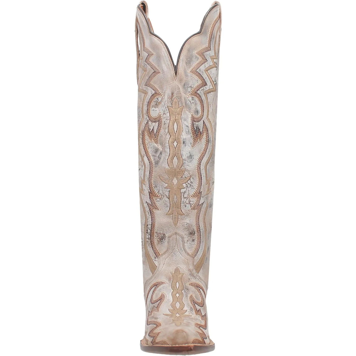 Dan Post Womens Silvie Bone Leather Fashion Boots 9 M