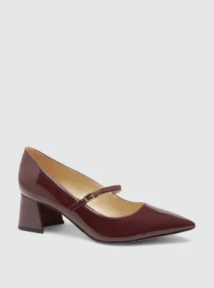 Dark Red Zands Heels
