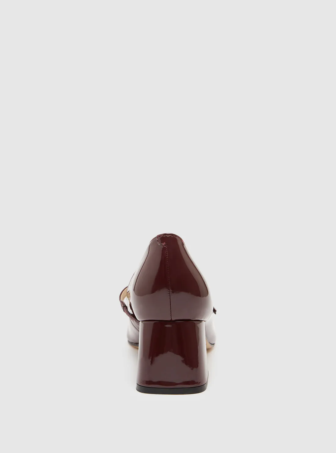 Dark Red Zands Heels