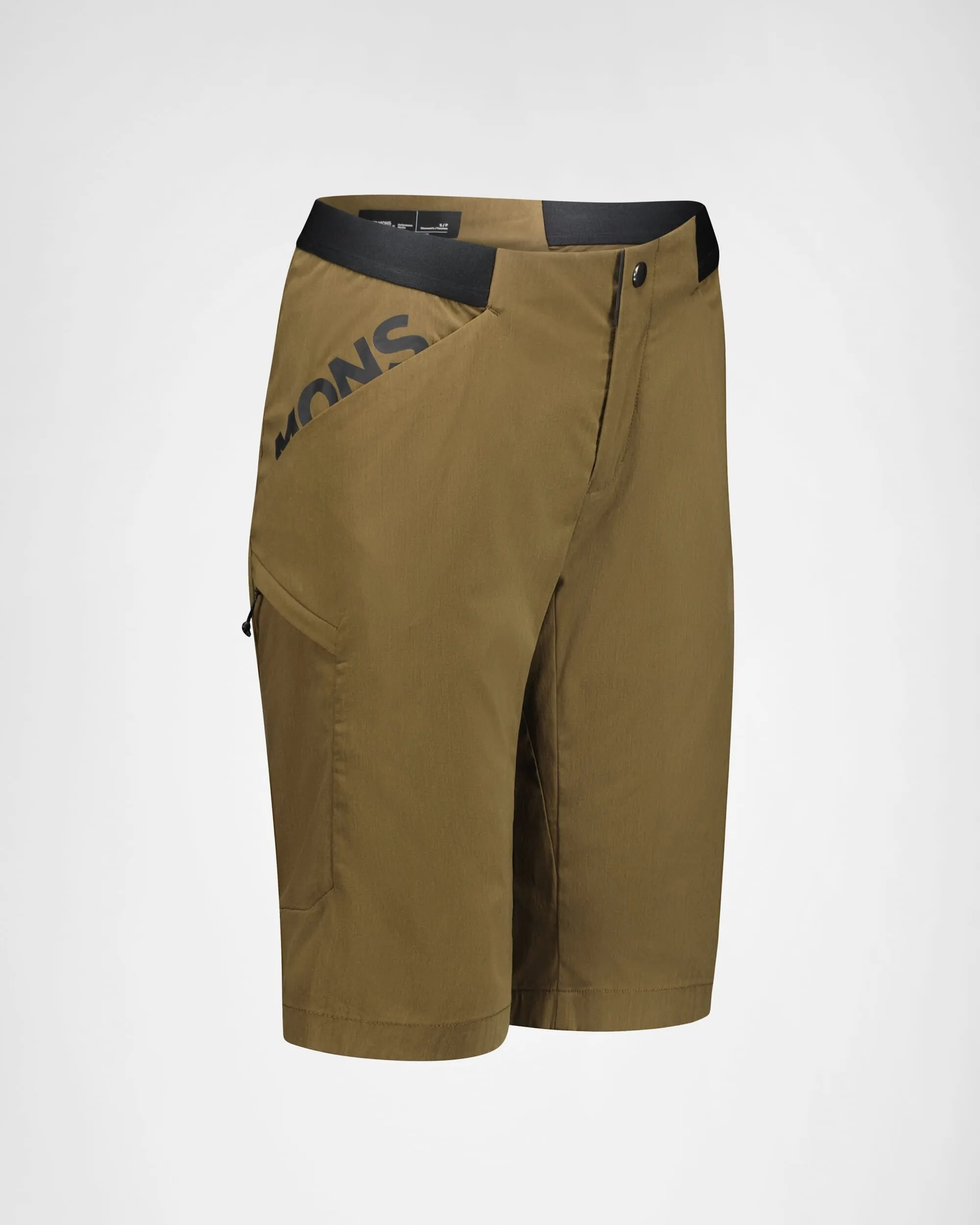 Diversion Merino Trail Shorts - Dark Olive