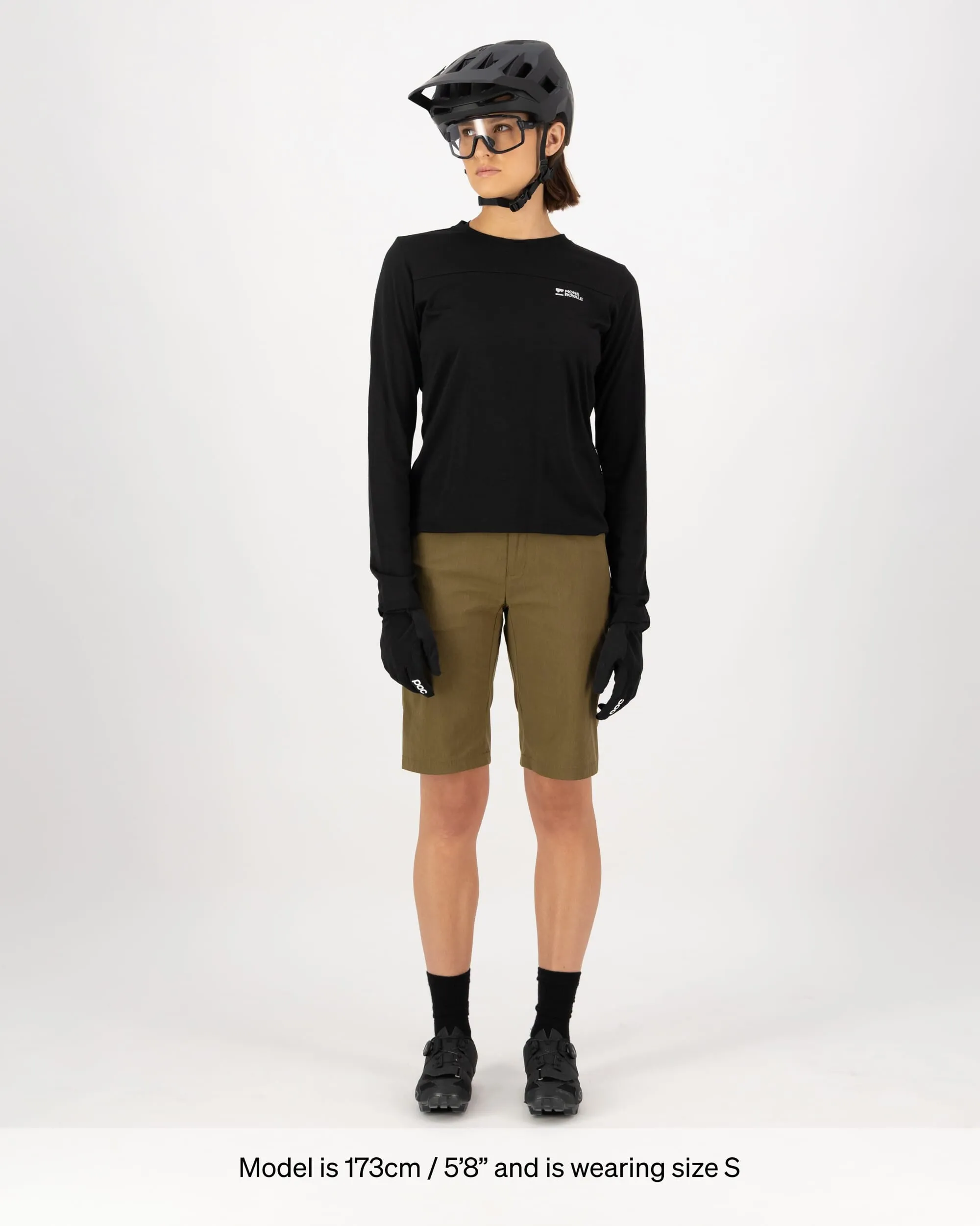 Diversion Merino Trail Shorts - Dark Olive