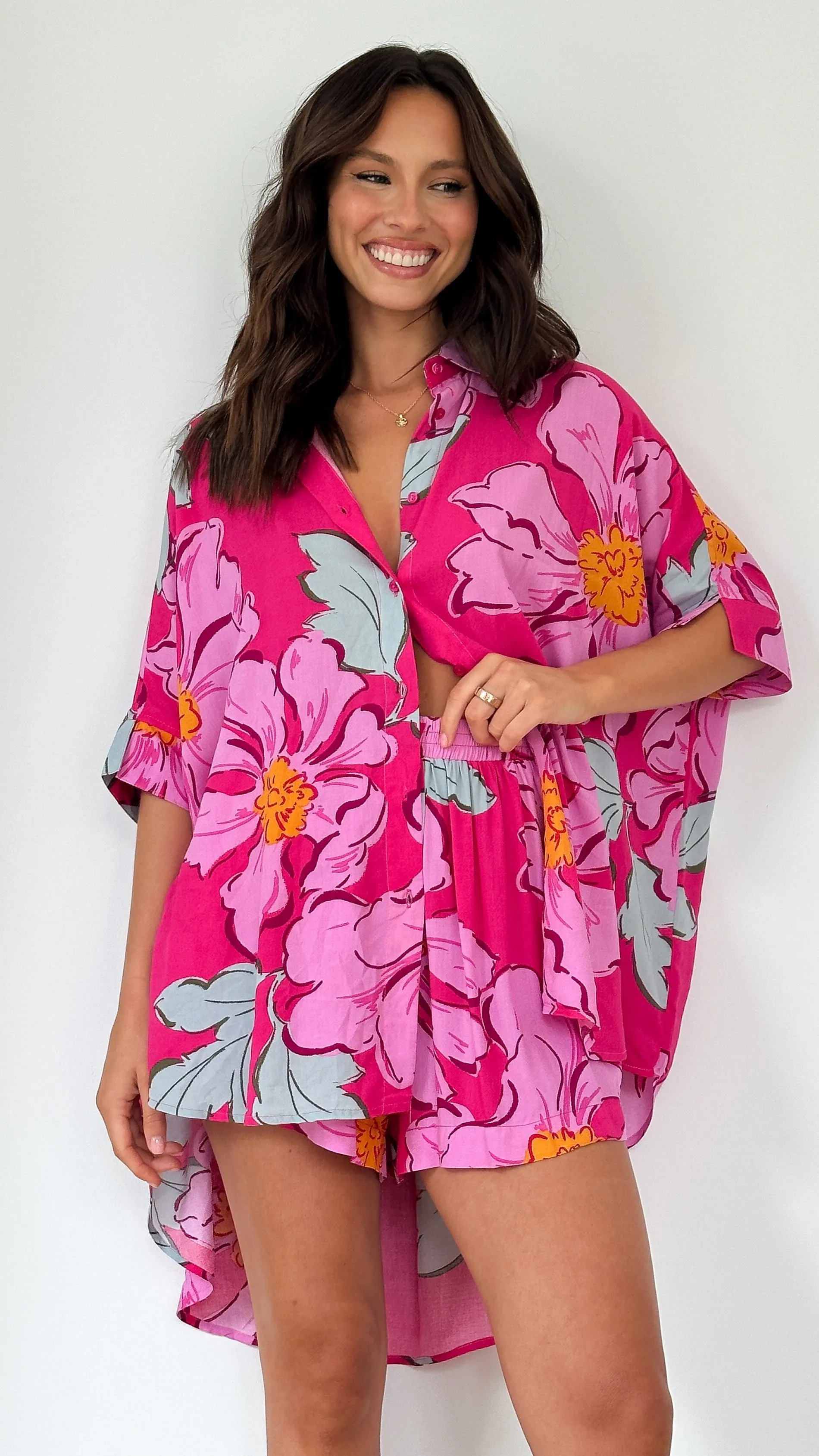 Flora Shorts - Rosebud Print