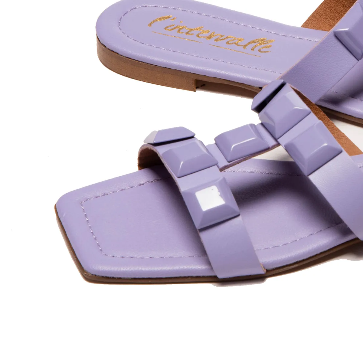 Galia Lilac Leather