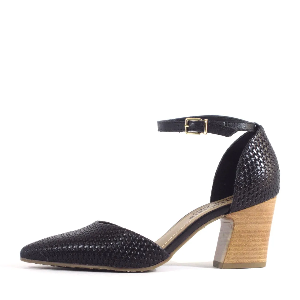 Miracle Woven Block Heeks