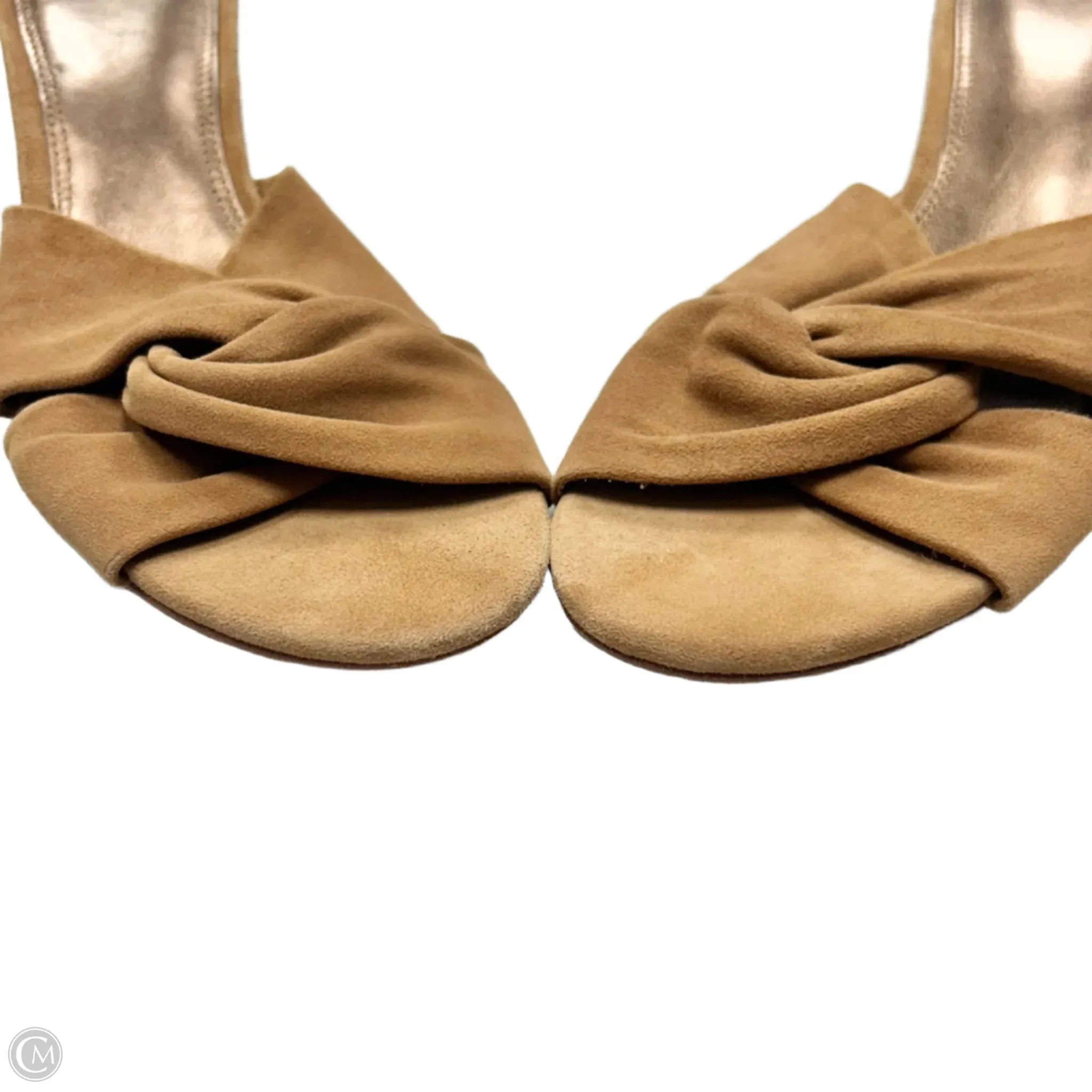 Sandals Heels Block By Paige In Tan, Size: 8.5