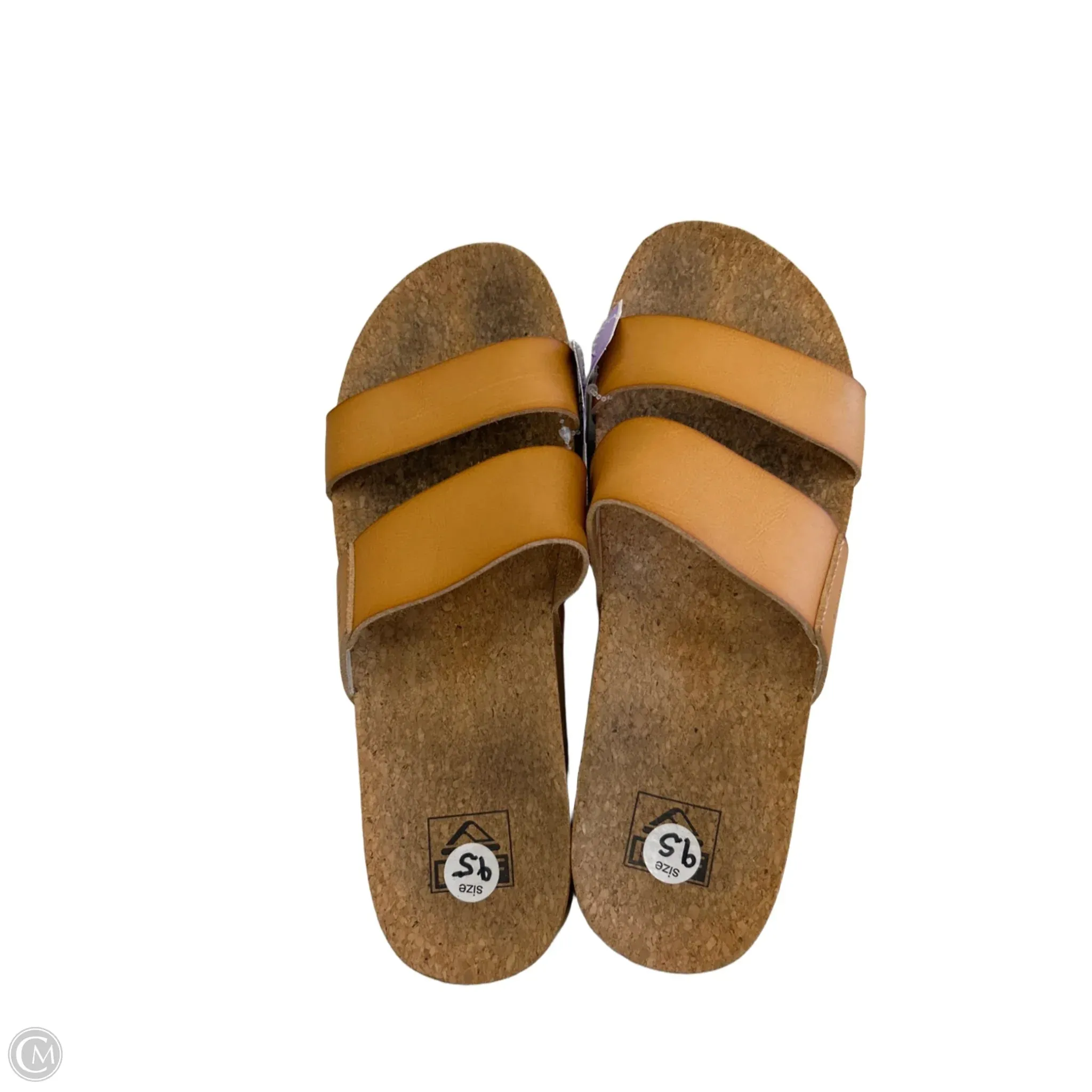 Sandals Heels Platform By Reef In Brown, Size: 9.5
