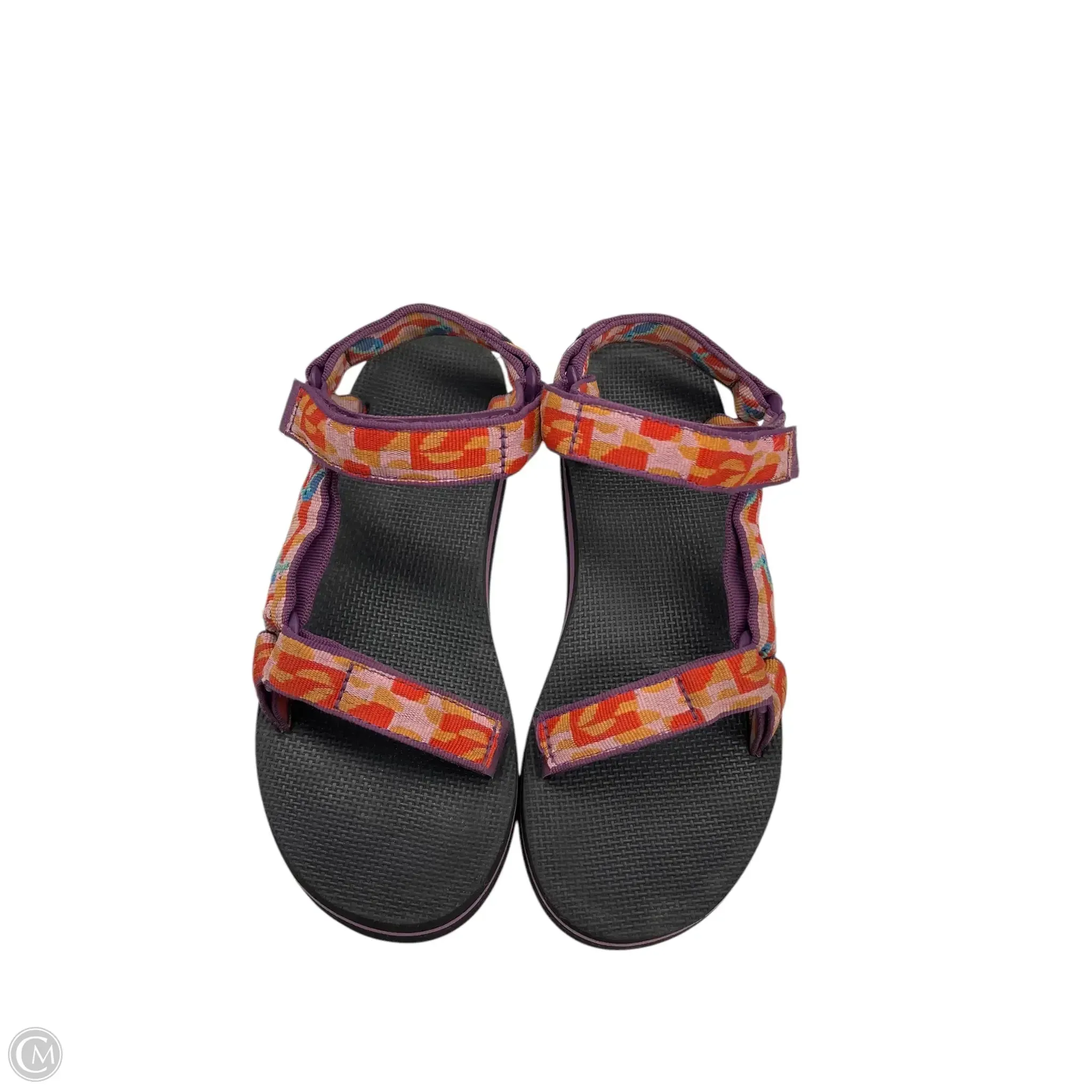 Sandals Heels Platform By Teva In Purple, Size: 8
