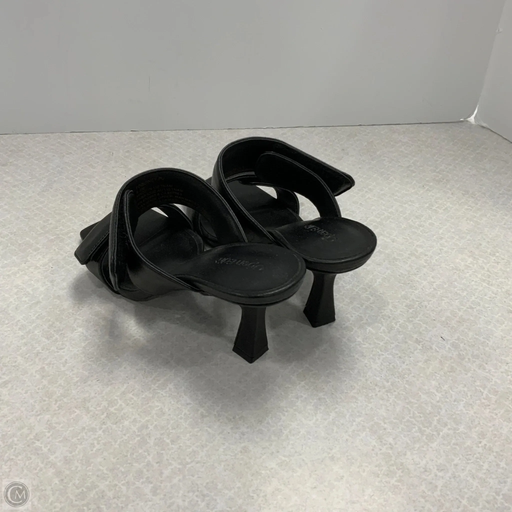 Sandals Heels Stiletto By Open Edit In Black, Size: 9.5