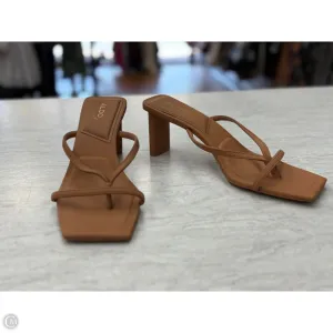 Shoes Heels Block By Aldo In Brown, Size: 9
