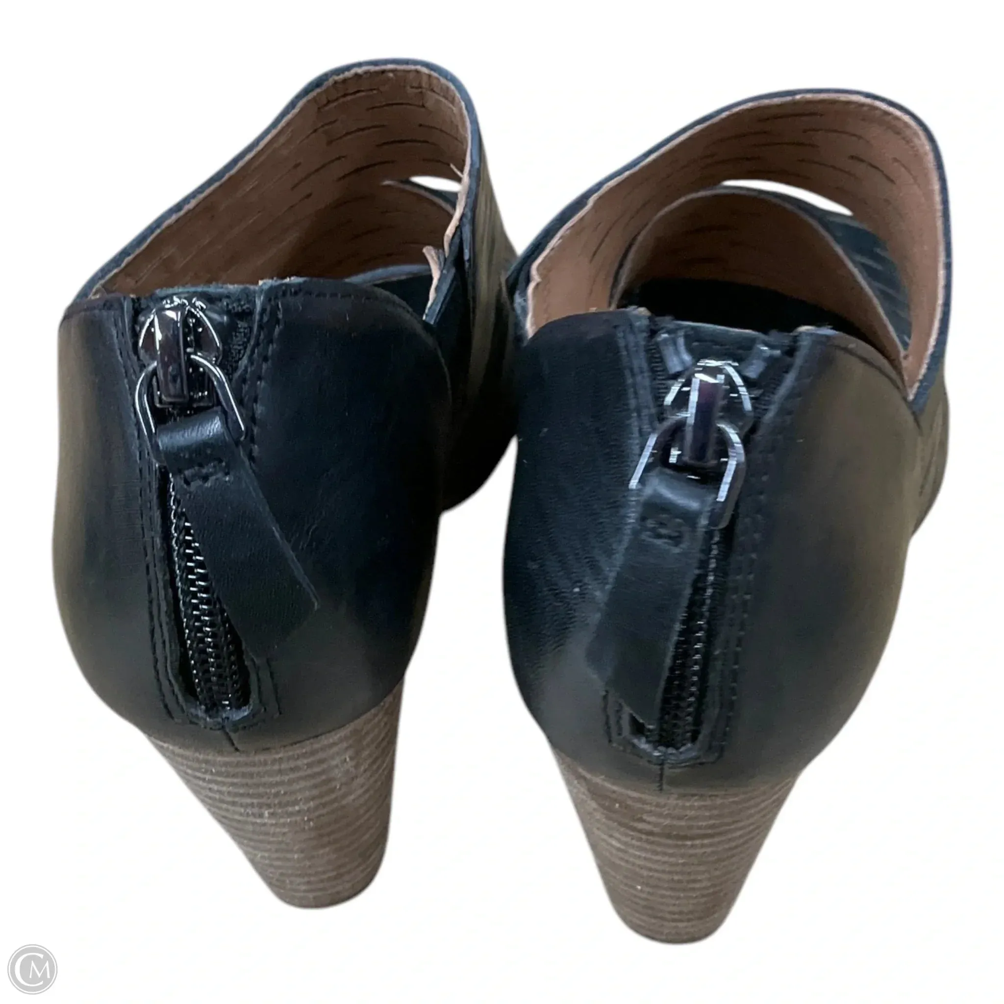 Shoes Heels Block By Clarks In Black, Size: 7.5