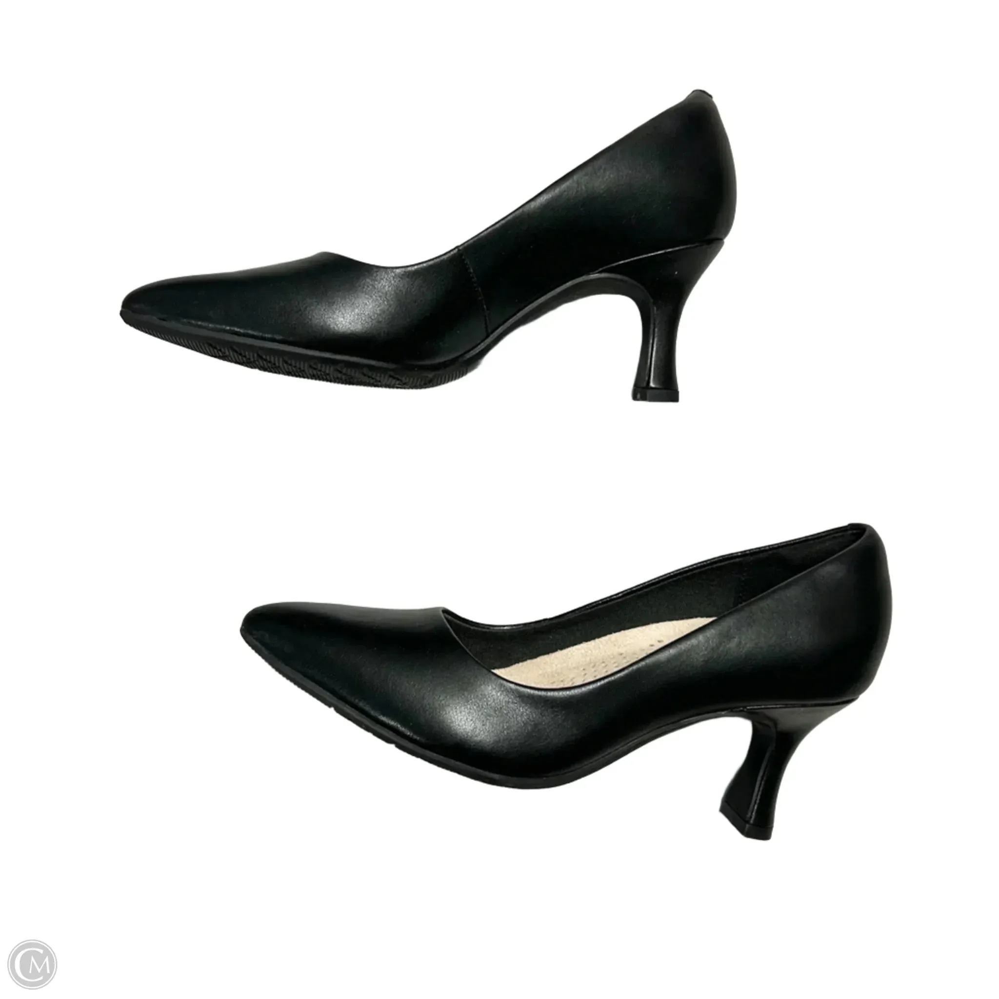 Shoes Heels Block By Clarks In Black, Size: 7.5