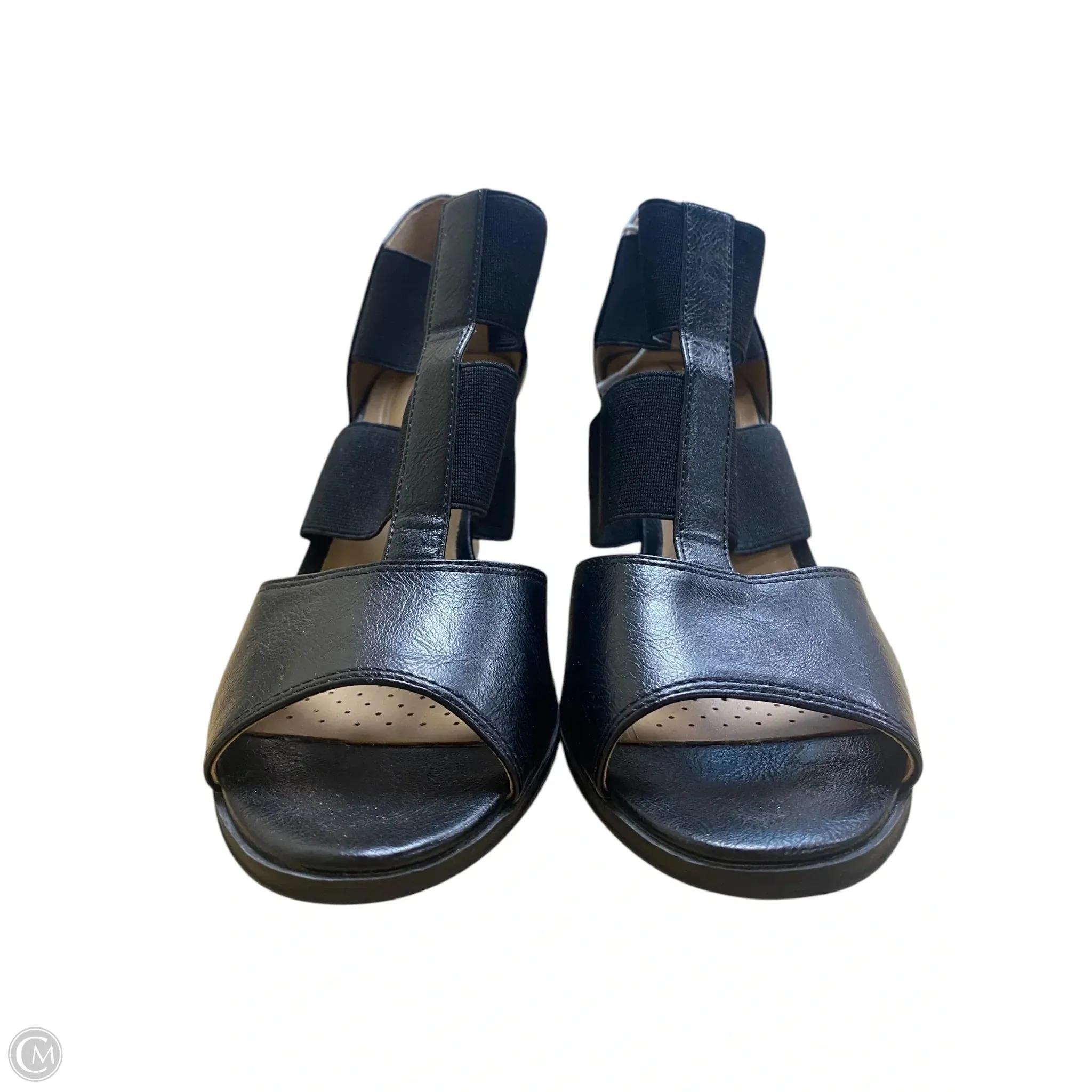 Shoes Heels Block By Clothes Mentor In Black, Size: 7.5