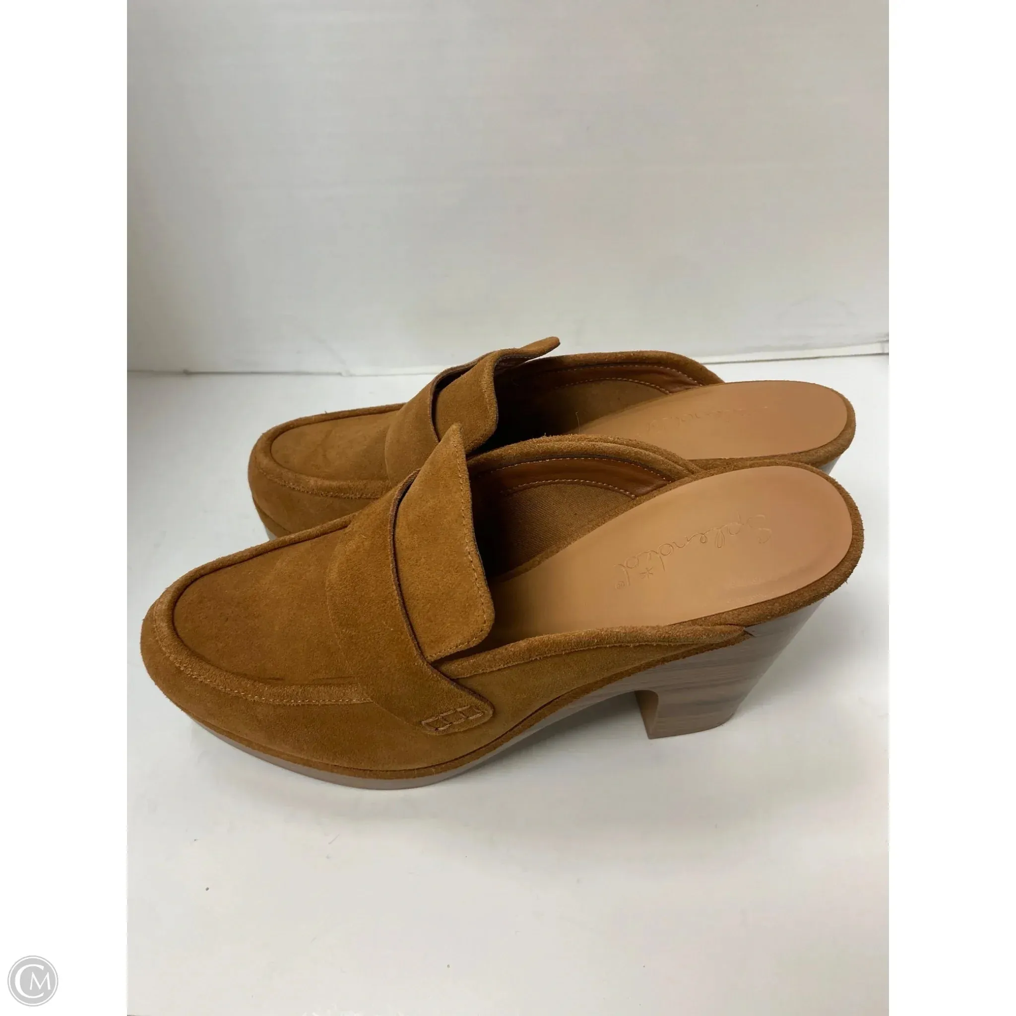 Shoes Heels Block By Clothes Mentor In Brown, Size: 11