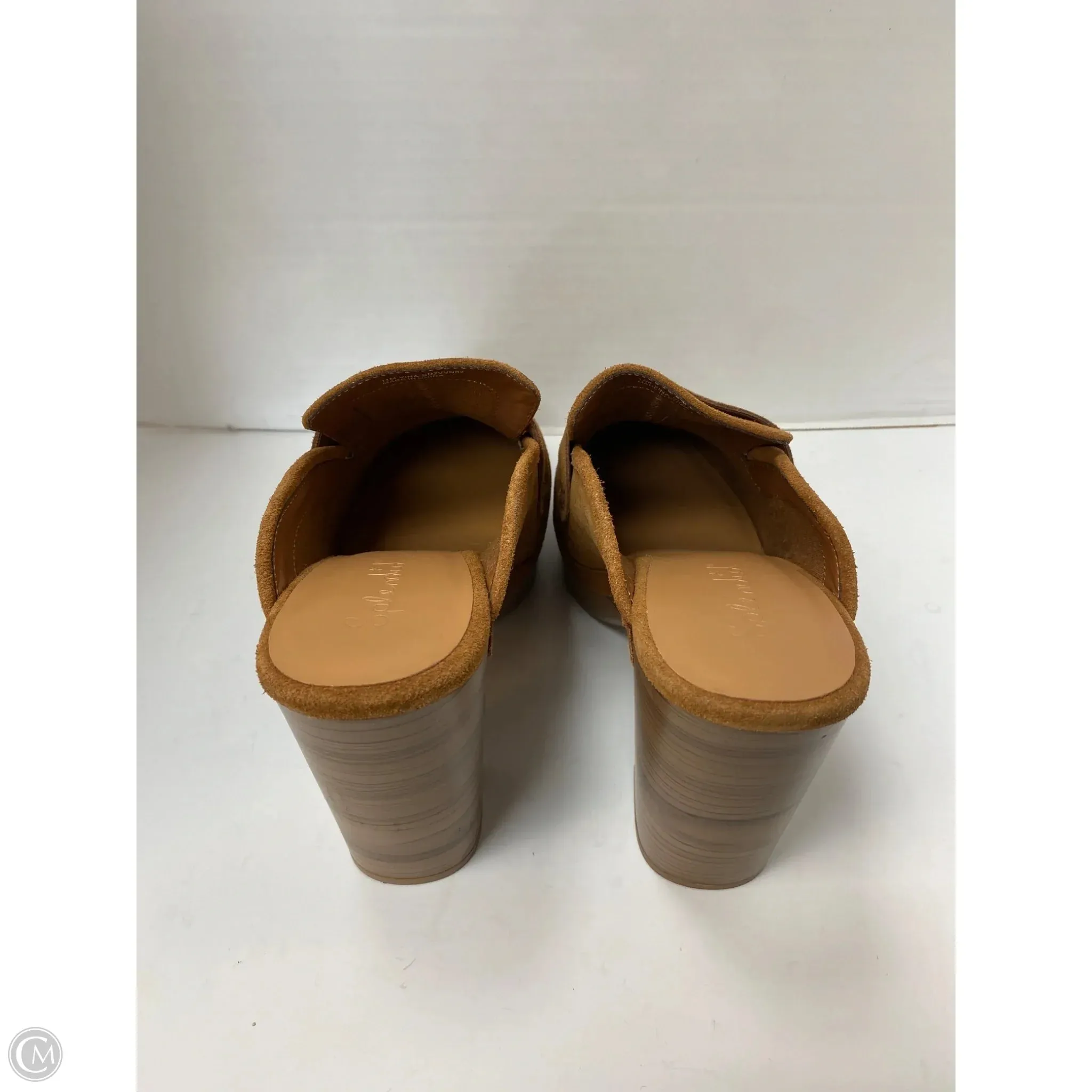 Shoes Heels Block By Clothes Mentor In Brown, Size: 11