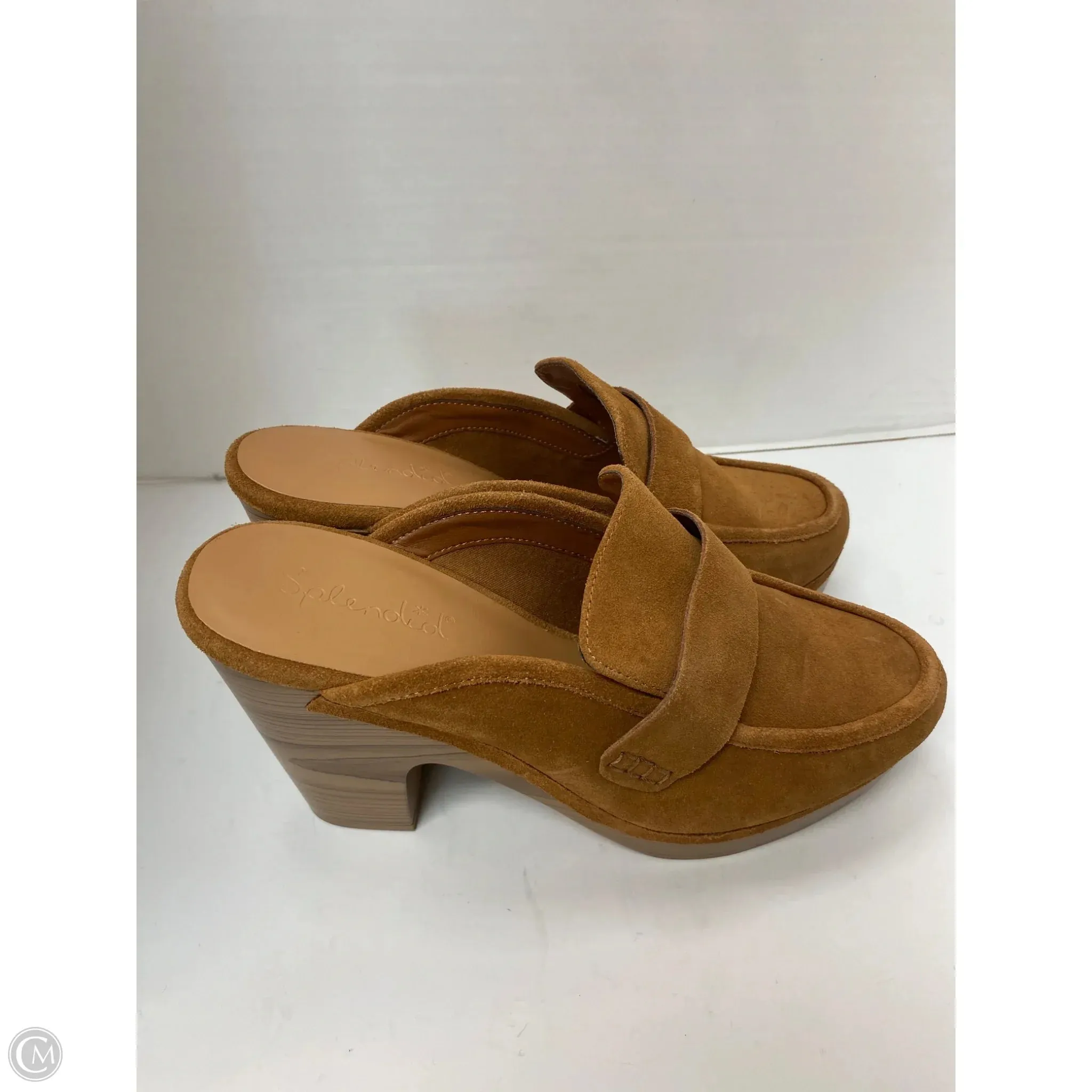 Shoes Heels Block By Clothes Mentor In Brown, Size: 11