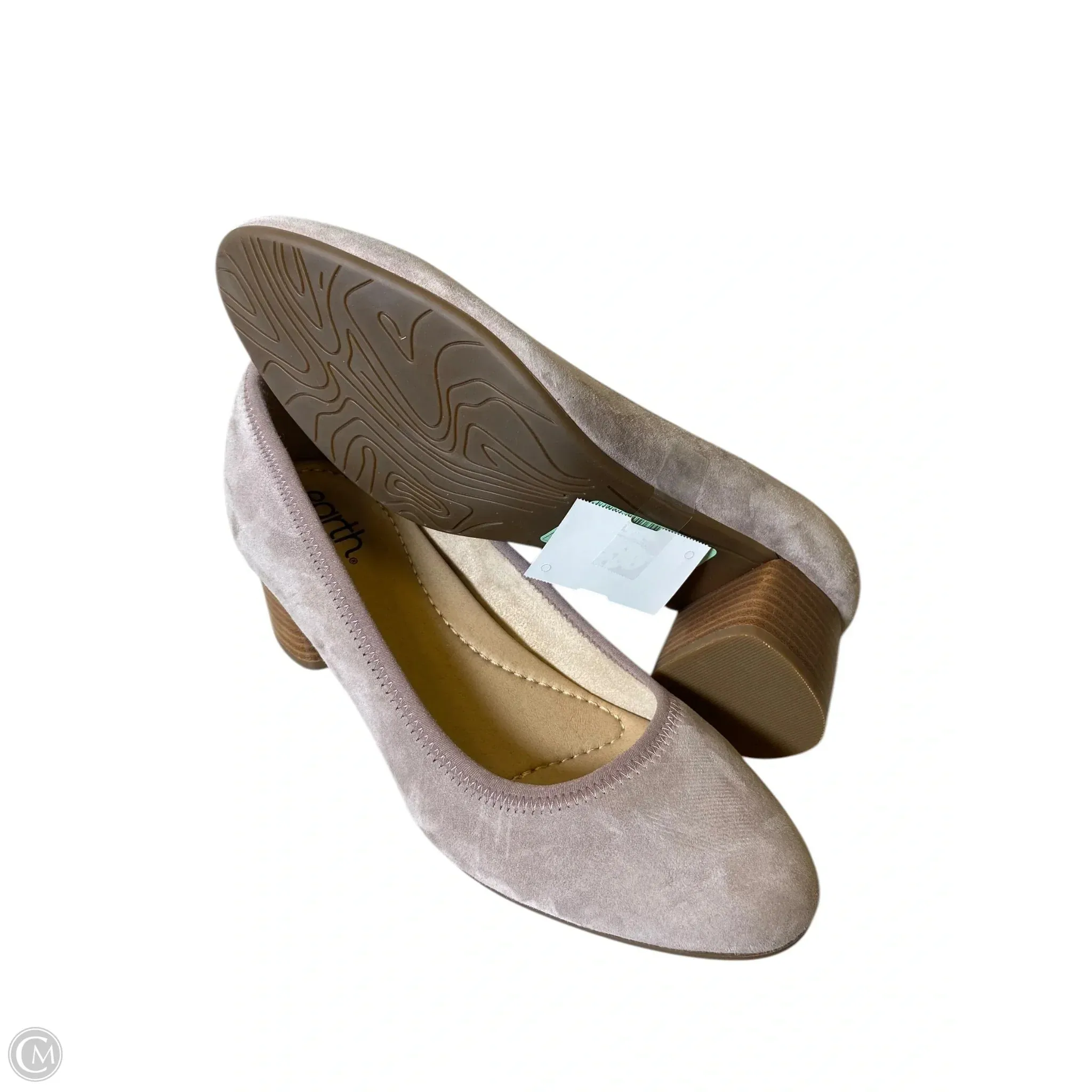 Shoes Heels Block By Earth In Purple, Size: 8.5