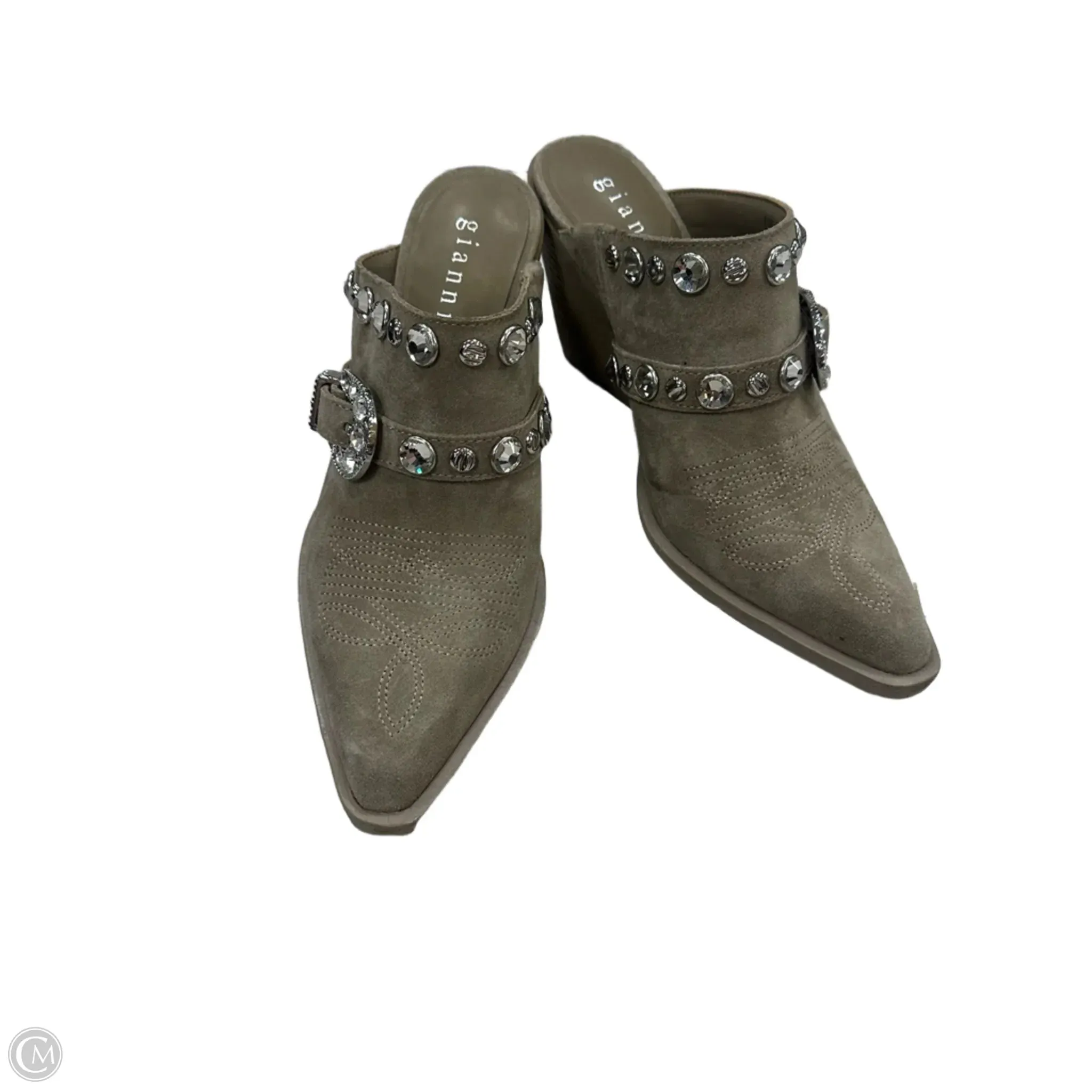 Shoes Heels Block By Gianni Bini In Tan, Size: 6.5