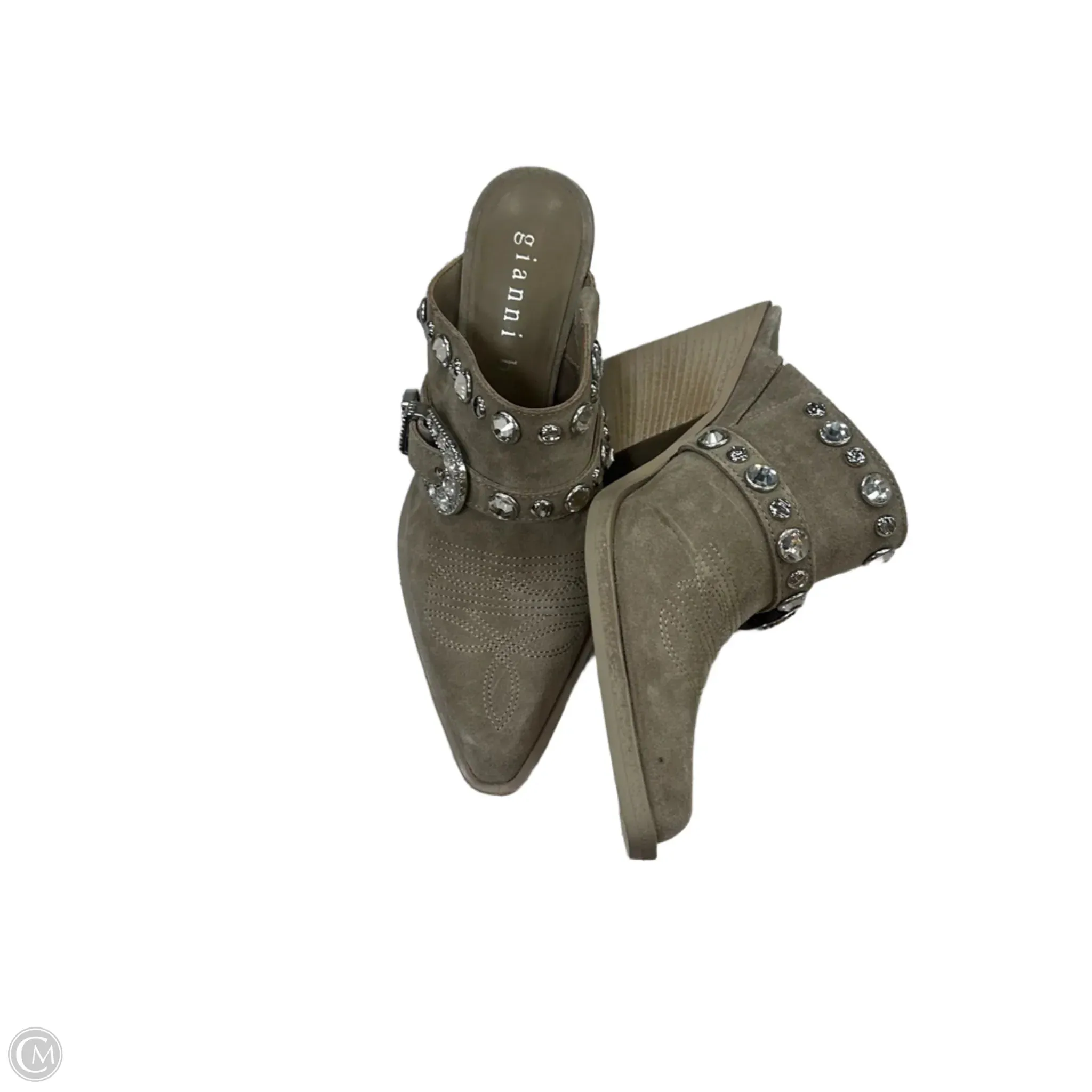 Shoes Heels Block By Gianni Bini In Tan, Size: 6.5