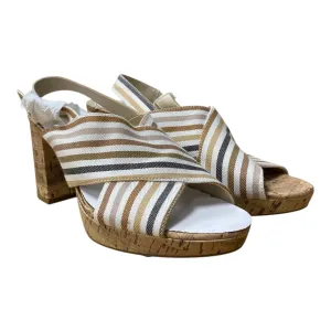 Shoes Heels Block By Life Stride In Cream, Size:9