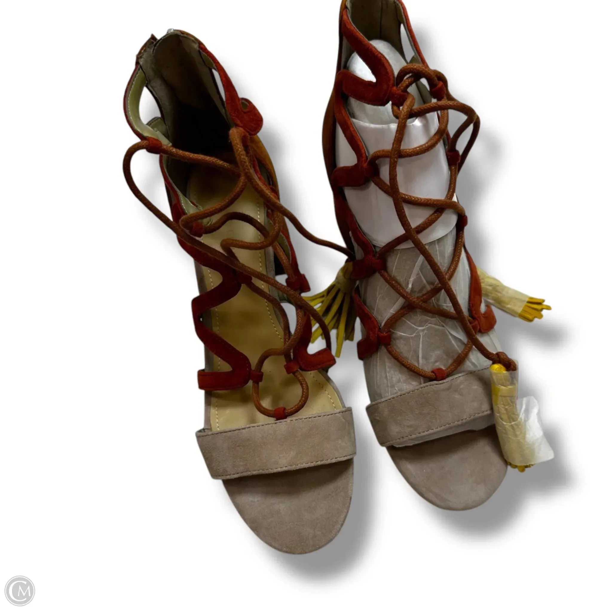 Shoes Heels Block By Marc Fisher In Brown, Size: 8