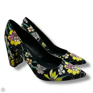 Shoes Heels Block By Marc Fisher In Floral Print, Size: 8