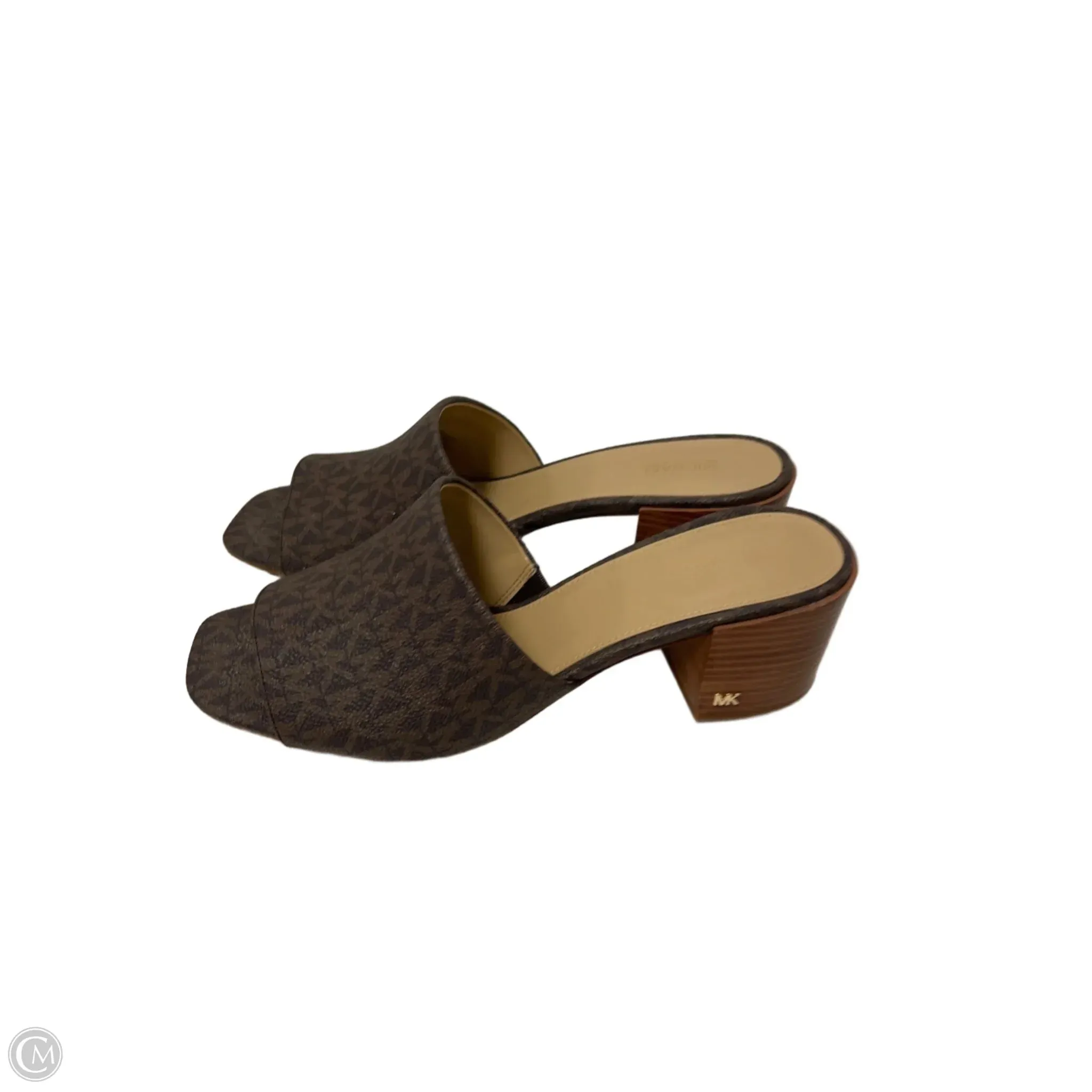 Shoes Heels Block By Michael By Michael Kors In Brown, Size: 9