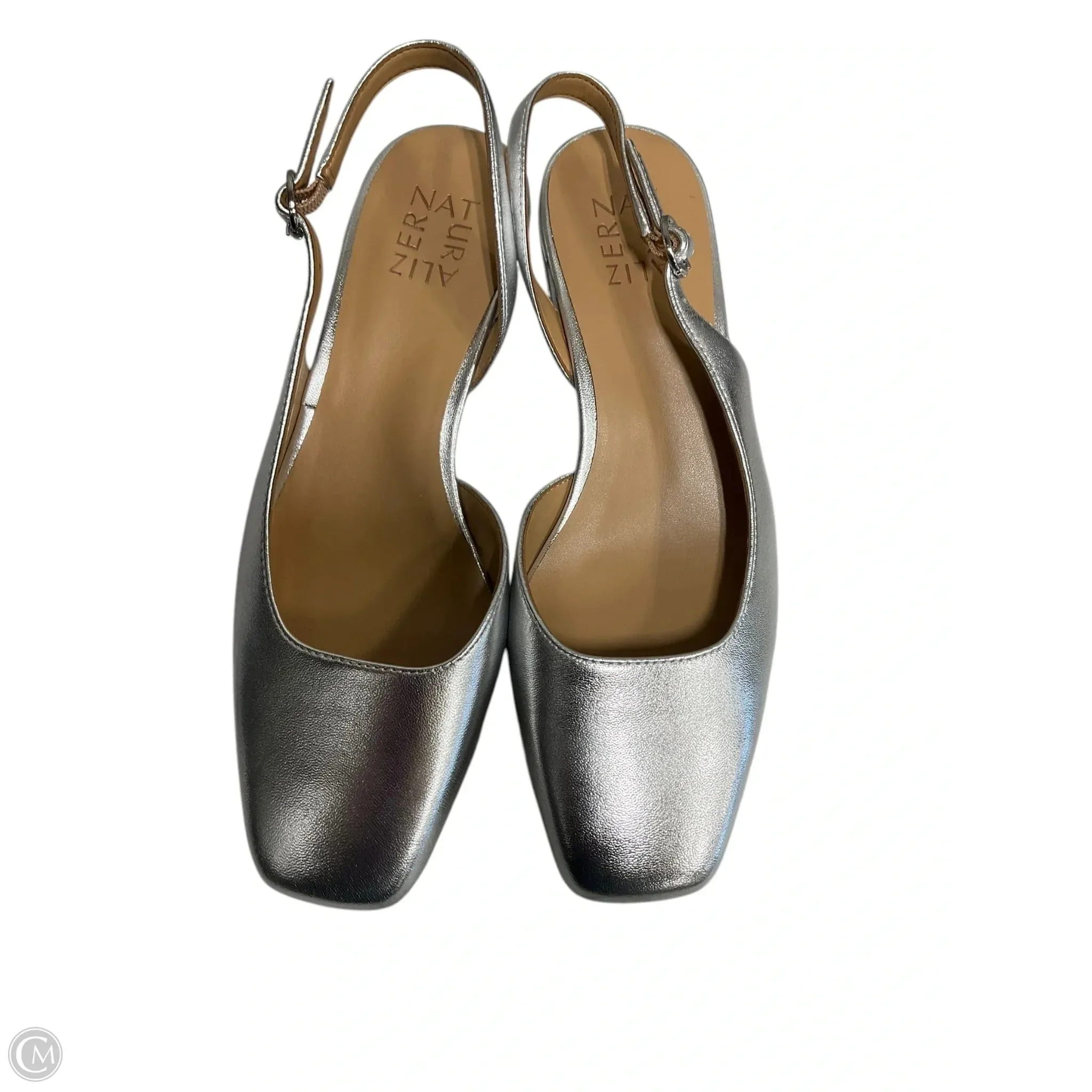 Shoes Heels Block By Naturalizer In Silver, Size: 7.5