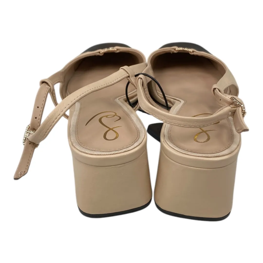 Shoes Heels Block By Sam Edelman In Cream, Size:8.5