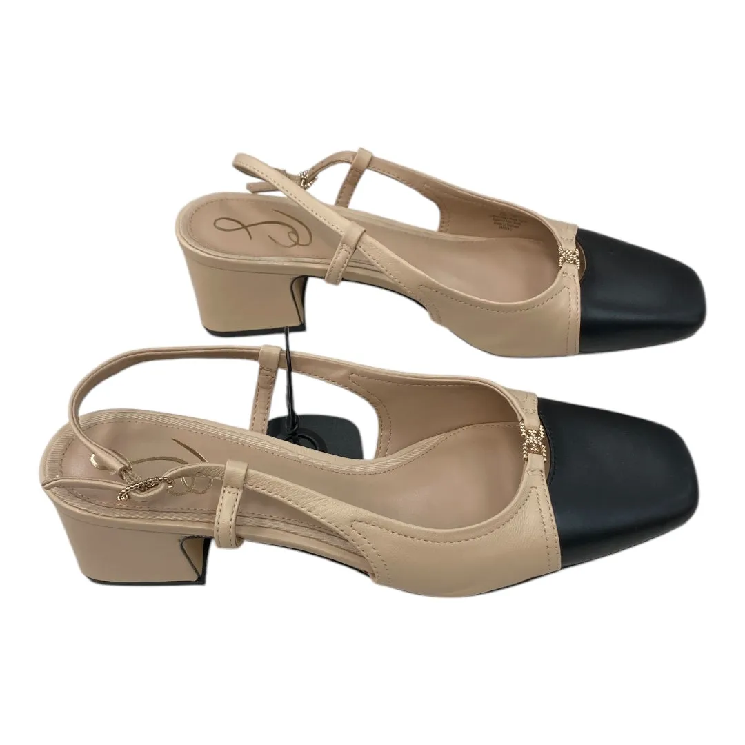 Shoes Heels Block By Sam Edelman In Cream, Size:8.5