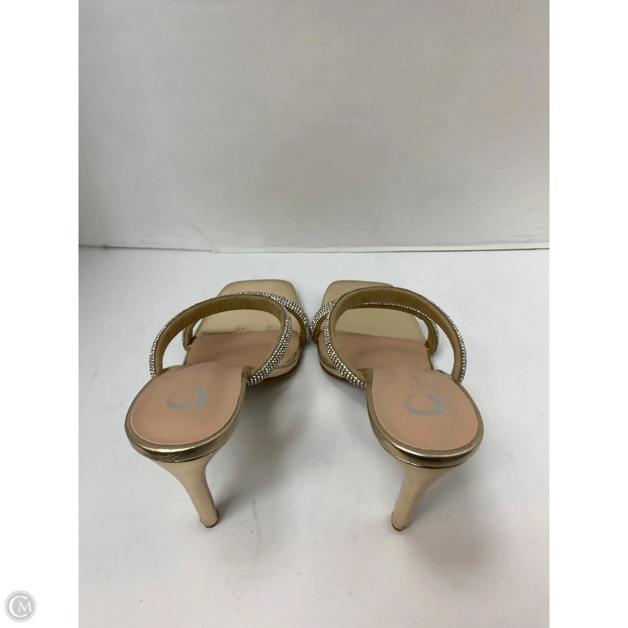 Shoes Heels Stiletto By C And C In Silver, Size: 8