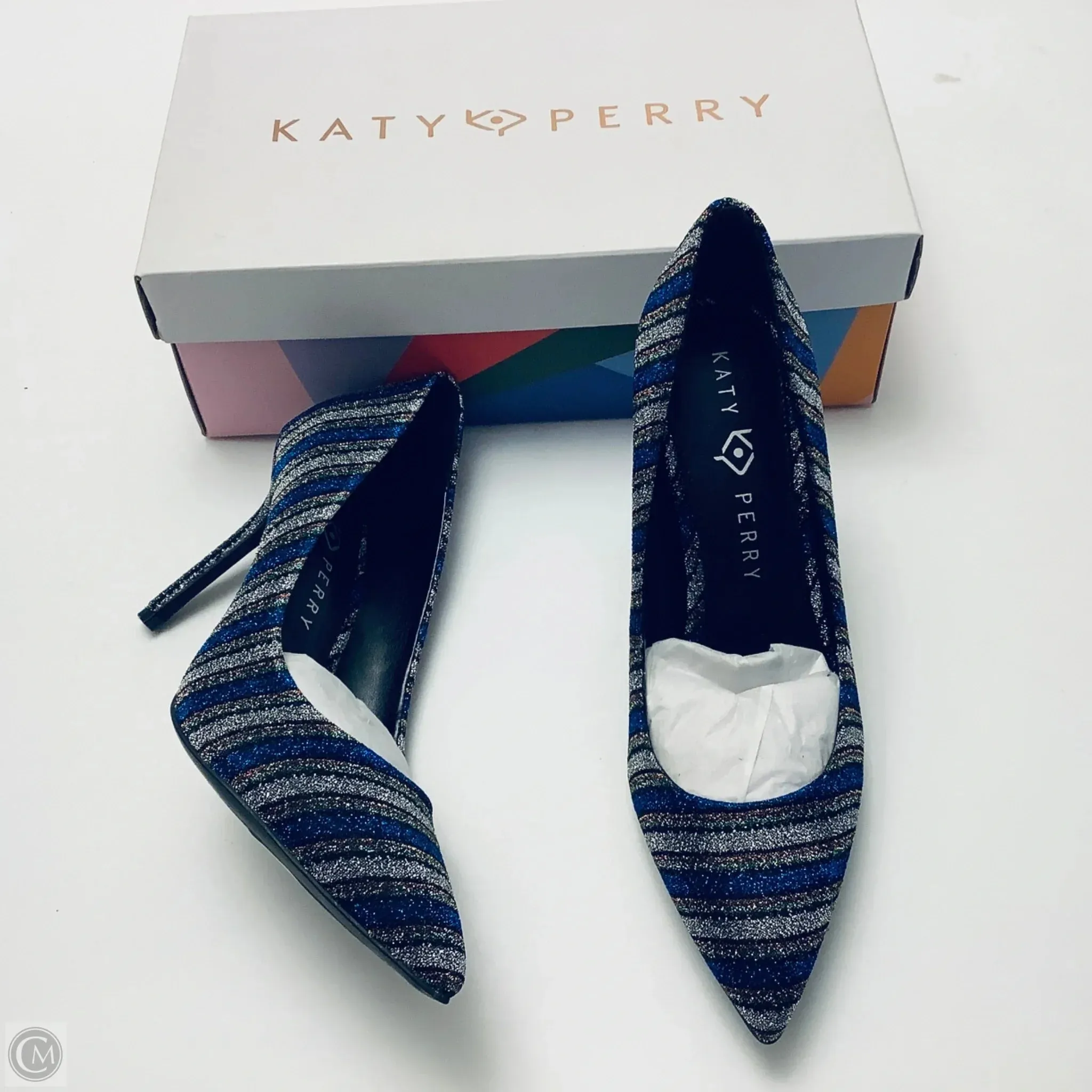 Shoes Heels Stiletto By Clothes Mentor In Blue, Size: 9