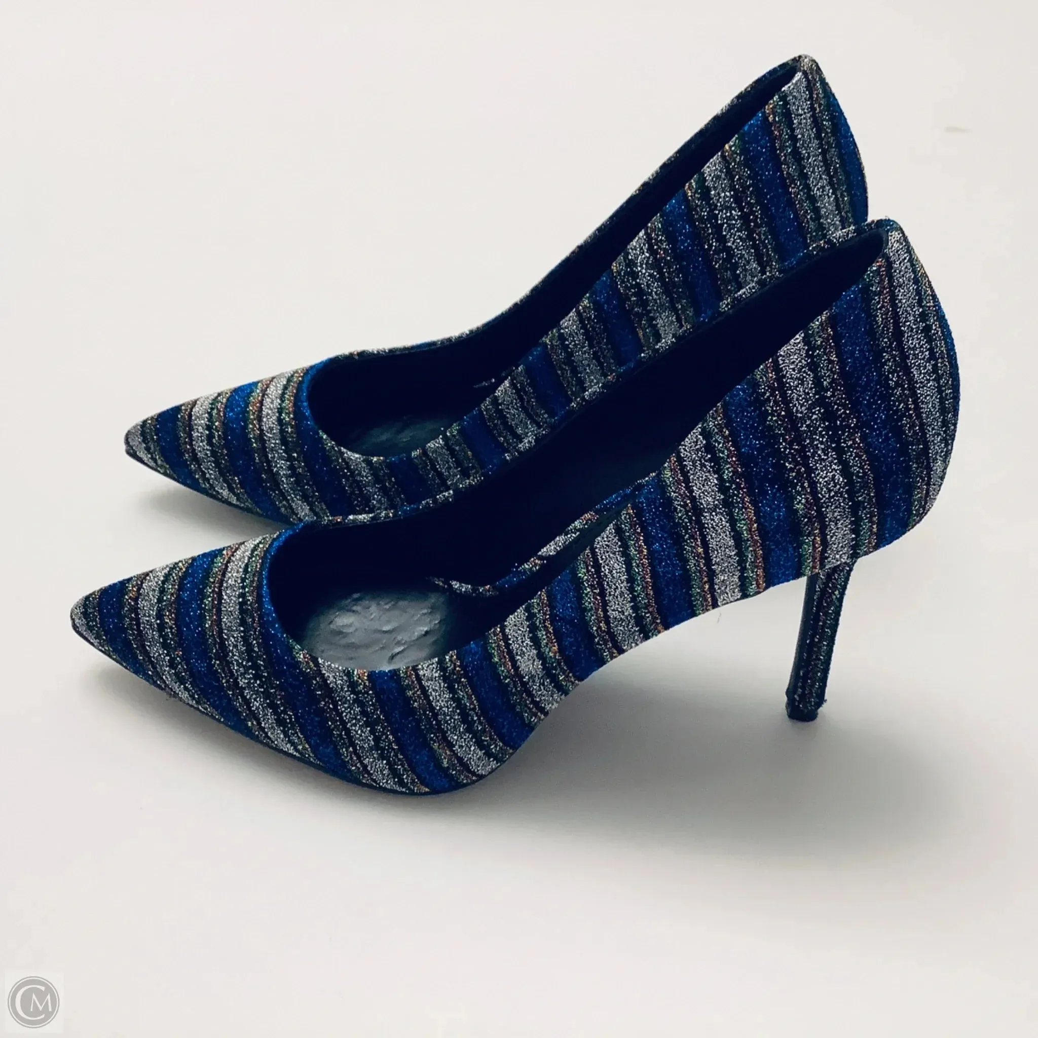 Shoes Heels Stiletto By Clothes Mentor In Blue, Size: 9