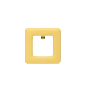 Square Limoncello Leather Toe Clip