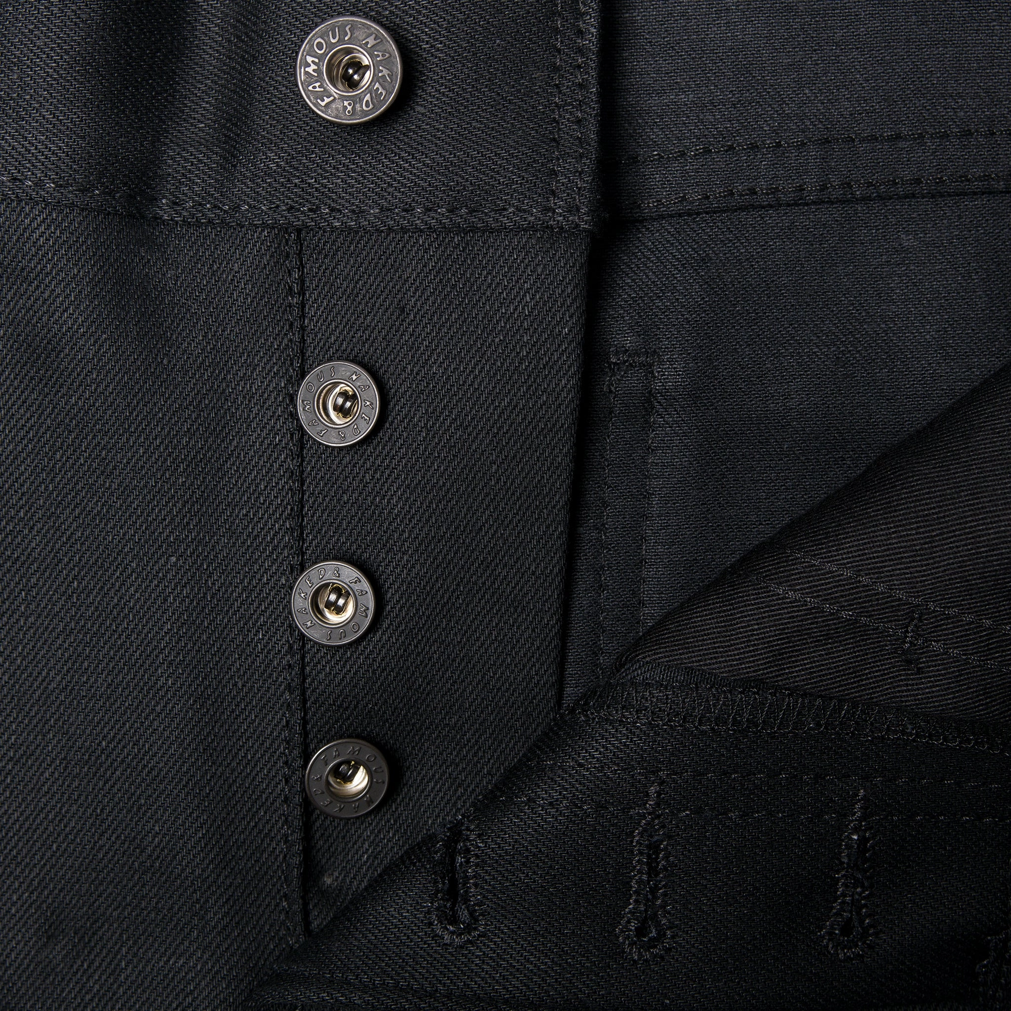Super Guy - Black Cobra Stretch Selvedge