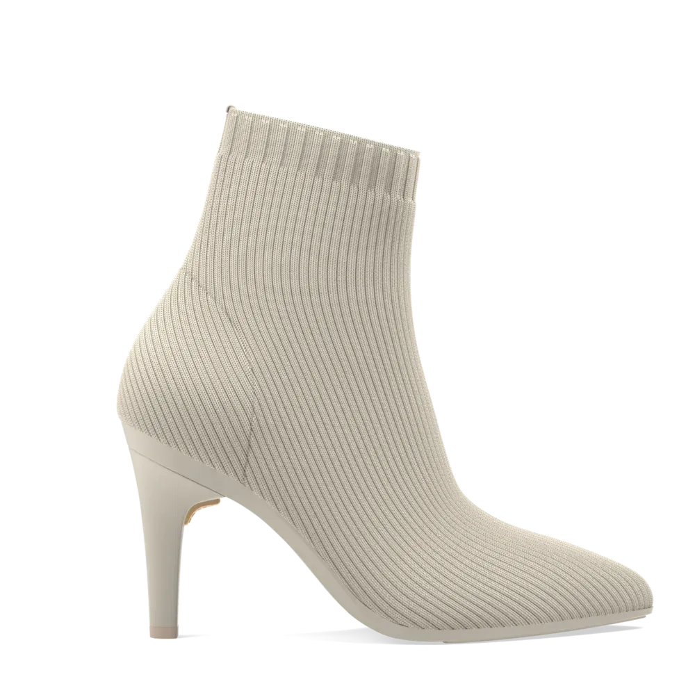 The Bootie Bone Knit   Stiletto Heel Kit 4 Bone - FINAL SALE