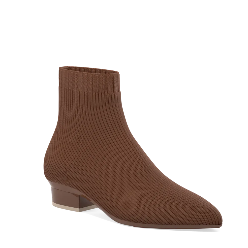 The Bootie Walnut Knit - FINAL SALE