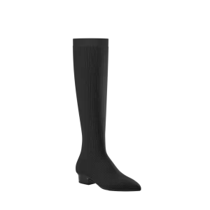 The Knee High Boot Coal Knit - FINAL SALE