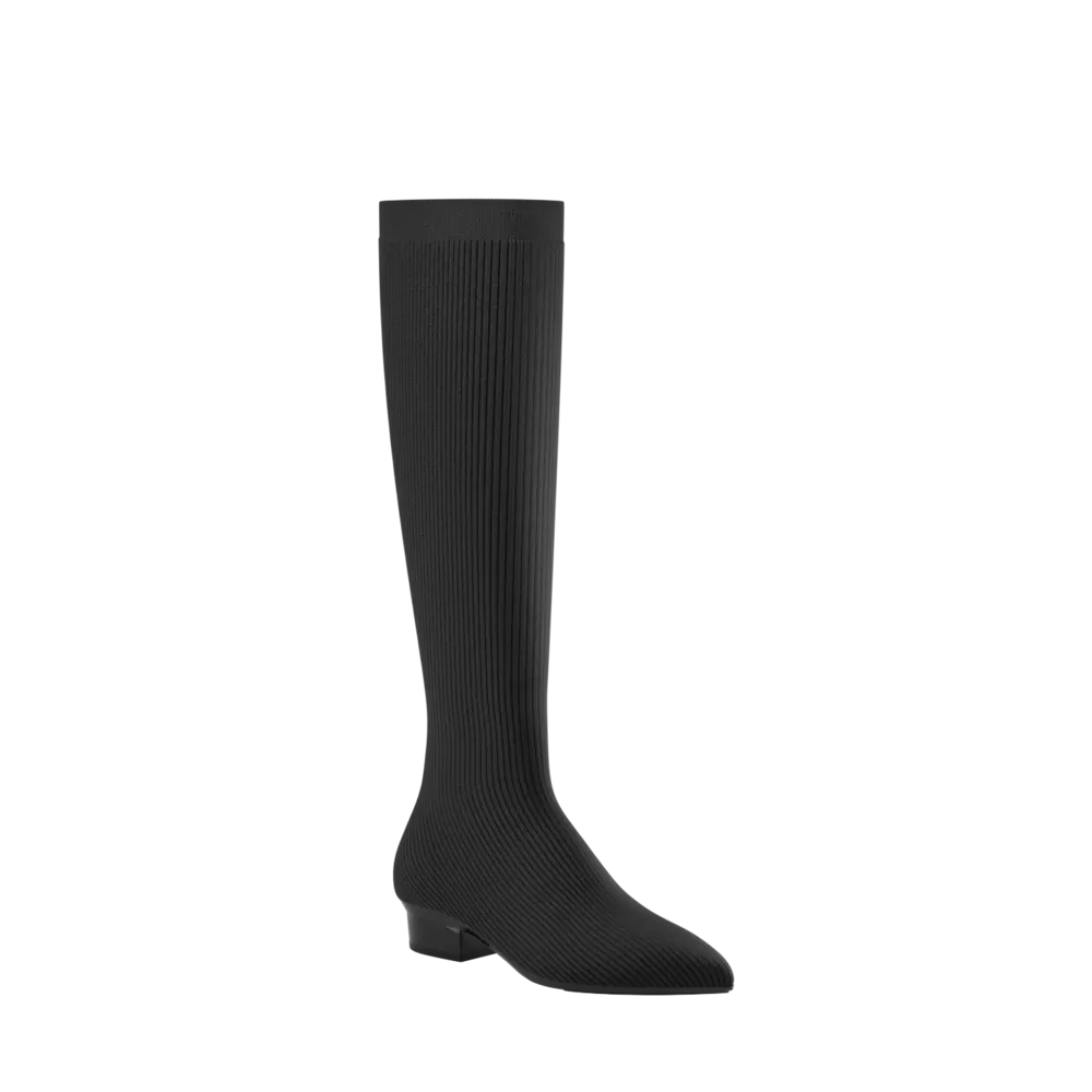 The Knee High Boot Coal Knit - FINAL SALE